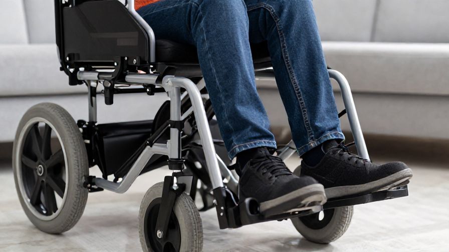 Close-up%20of%20safe%20and%20secure%20use%20of%20an%20electric%20wheelchair%20with%20elevating%20leg%20rests%20in%20a%20home