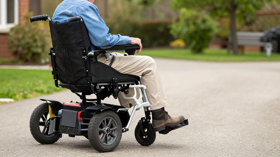 Senior%20using%20an%20all-terrain%20electric%20wheelchair%20with%20elevating%20leg%20rests%20outdoors